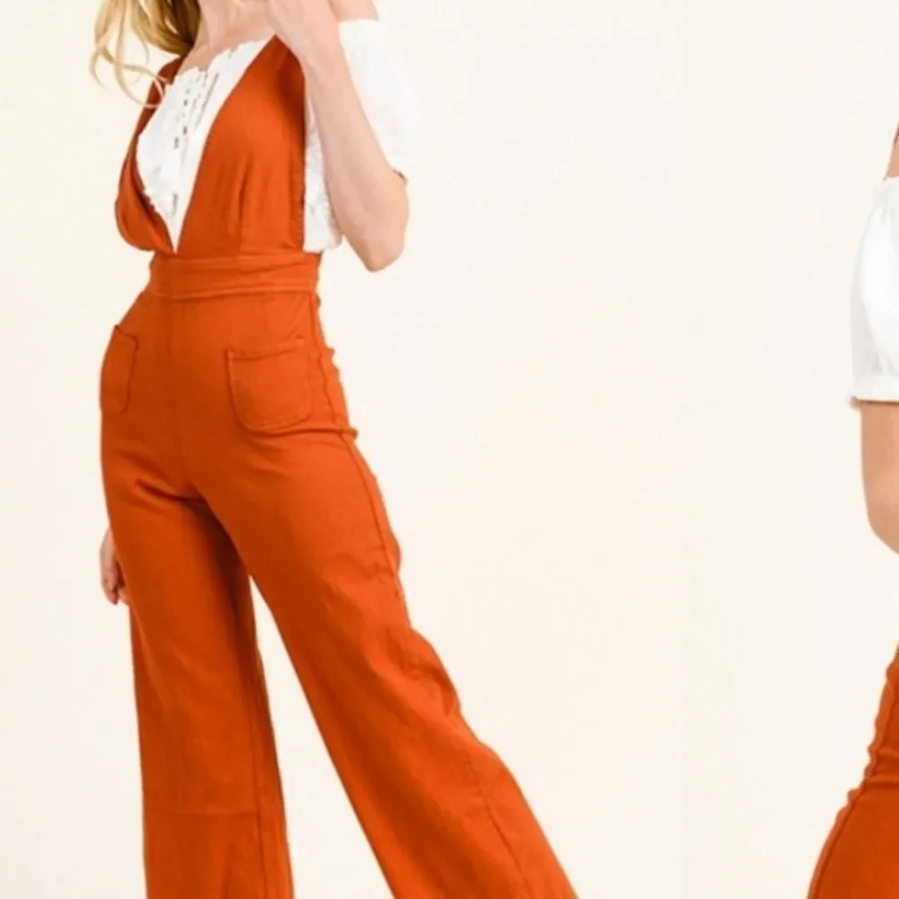 Twill  Denim Jumpsuit‎
